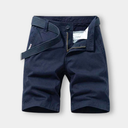 Men’s Cargo Shorts with Belt | Durable Cotton Twill | Outdoor Casual Wear