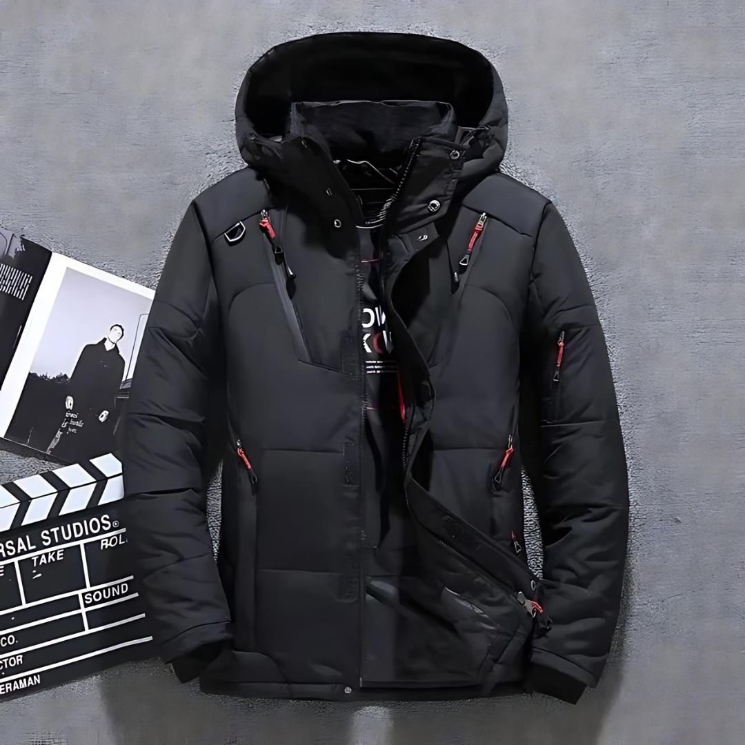 Men's Heavyweight Winter Parka | Insulated Hooded Jacket | Cold Weather Outerwear