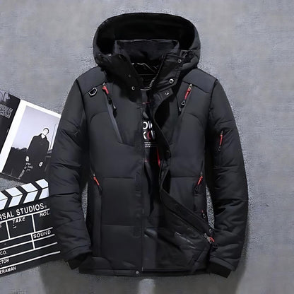 Men's Heavyweight Winter Parka | Insulated Hooded Jacket | Cold Weather Outerwear