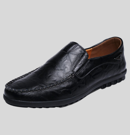 Men’s Classic Slip-On Loafers | Soft Leather | Comfort Driving Shoes