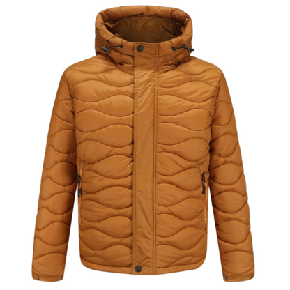 Men's Lightweight Puffer Jacket | Quilted Shell | Packable Hooded Design