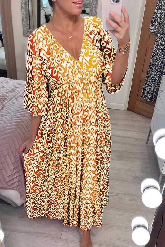 Floral Midi Dress | Lightweight & Flowy | Casual Everyday Style