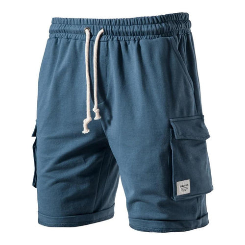 Men’s Cotton Cargo Shorts | Drawstring Waist Casual Fit | Summer Streetwear Essential