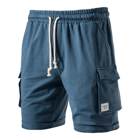 Men’s Cotton Cargo Shorts | Drawstring Waist Casual Fit | Summer Streetwear Essential