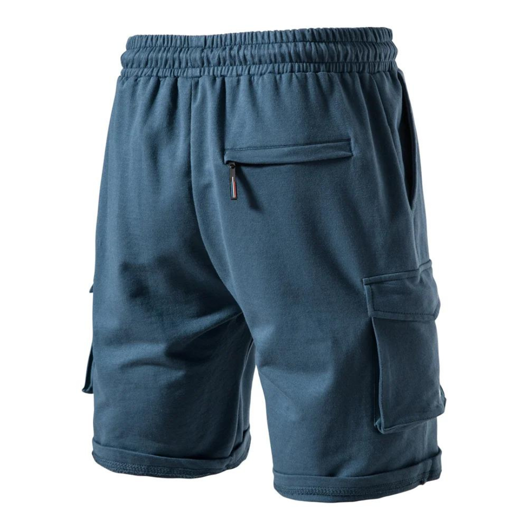 Men’s Cotton Cargo Shorts | Drawstring Waist Casual Fit | Summer Streetwear Essential