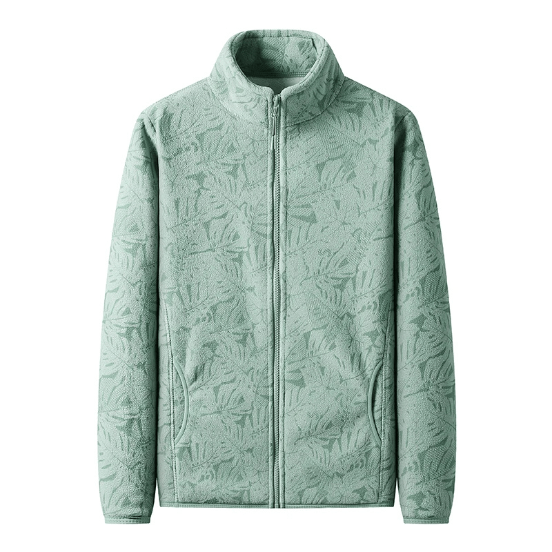 Floral Fleece Zip-Up Jacket | Soft & Warm | Stylish Design