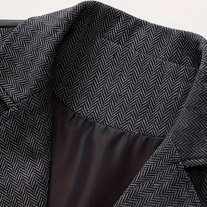 Men’s Tweed Vest | Herringbone Waistcoat | Classic Formal Layer