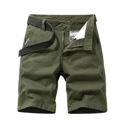 Men’s Cargo Shorts with Belt | Durable Cotton Twill | Outdoor Casual Wear