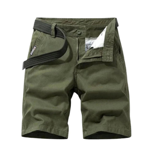 Men’s Cargo Shorts with Belt | Durable Cotton Twill | Outdoor Casual Wear