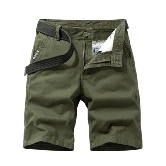 Men’s Cargo Shorts with Belt | Durable Cotton Twill | Outdoor Casual Wear