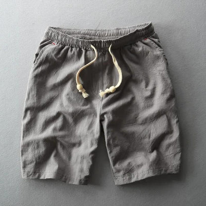 Men’s Linen-Blend Drawstring Shorts | Relaxed Fit | Summer Casual Essentials Canada