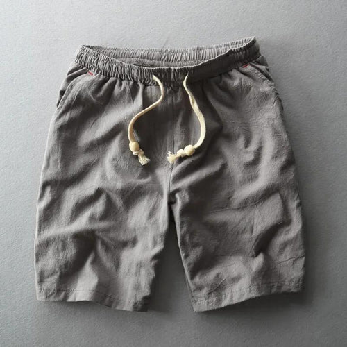 Men’s Linen-Blend Drawstring Shorts | Relaxed Fit | Summer Casual Essentials Canada