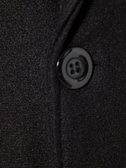 Classic Long Wool Coat | Tailored Fit | Warm Winter Outerwear | Elegant Minimalist Design