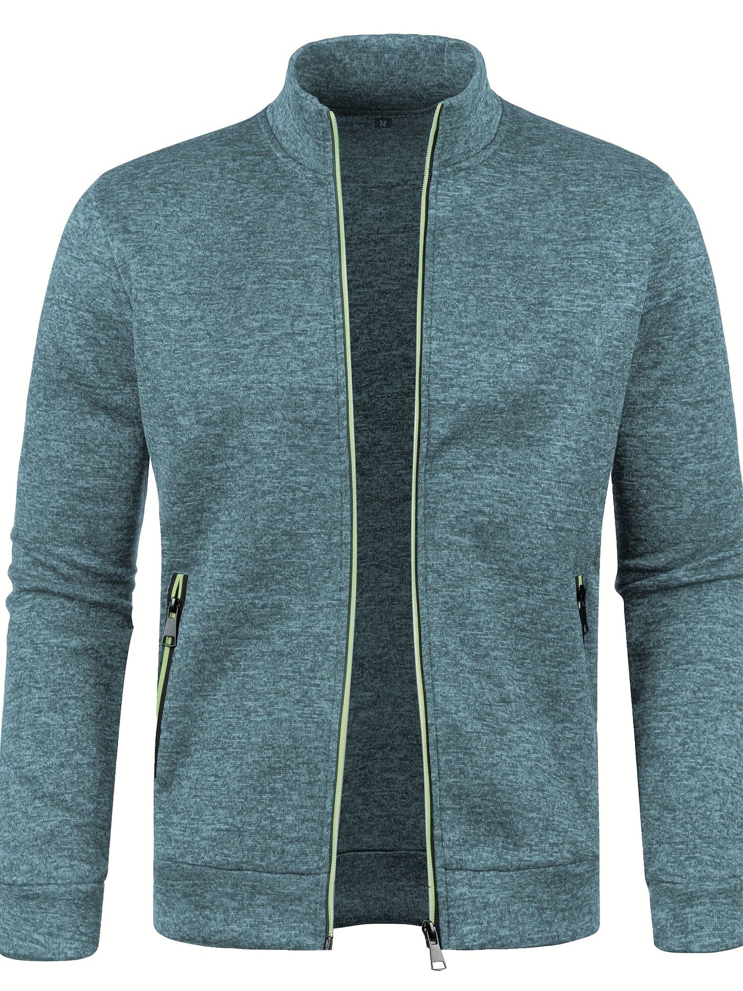 Men’s Zip-Up Knit Track Jacket | Lightweight Layer | Sport-Casual Fit