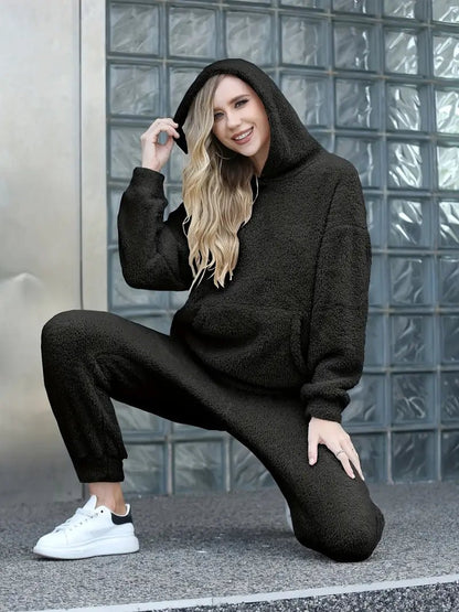 Fuzzy Loungewear Set | Soft and Cosy | Relaxed Fit