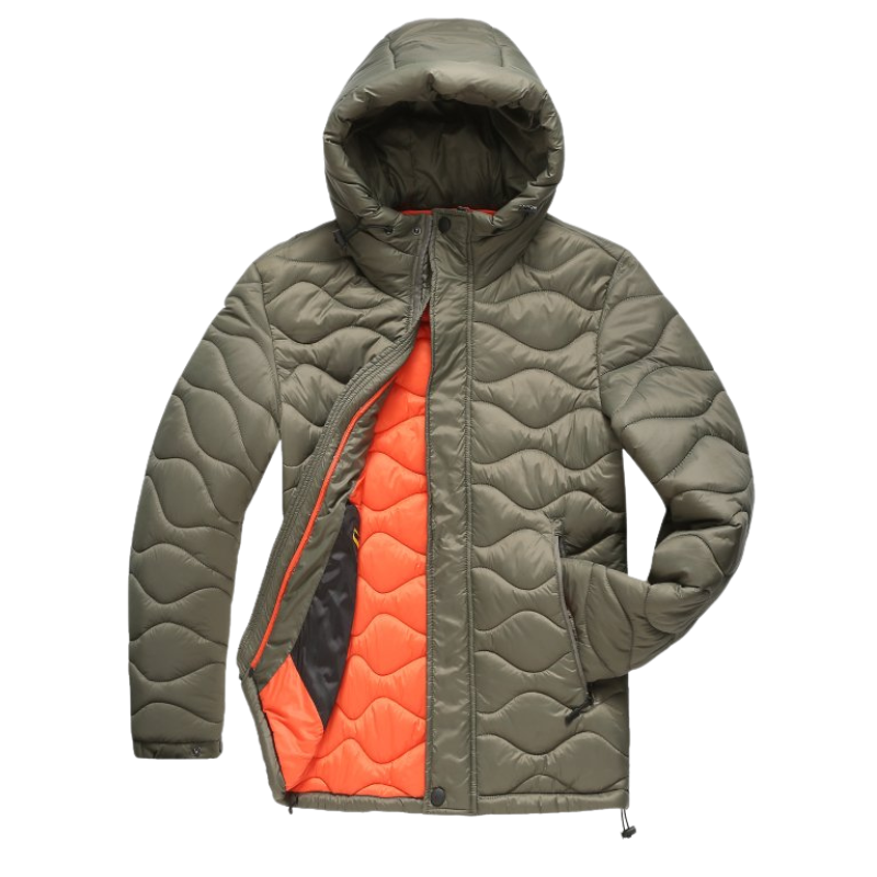 Men's Lightweight Puffer Jacket | Quilted Shell | Packable Hooded Design