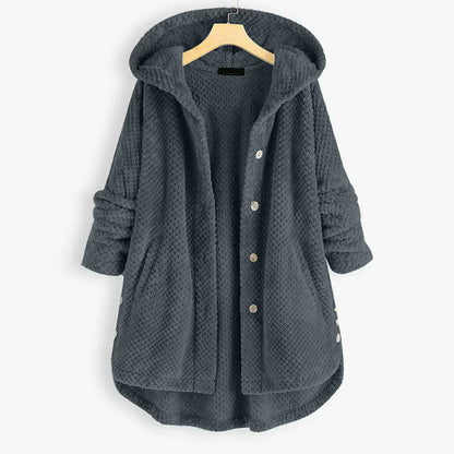 Hooded Corduroy Jacket | Button-Up Design | Warm & Stylish | Casual Outerwear