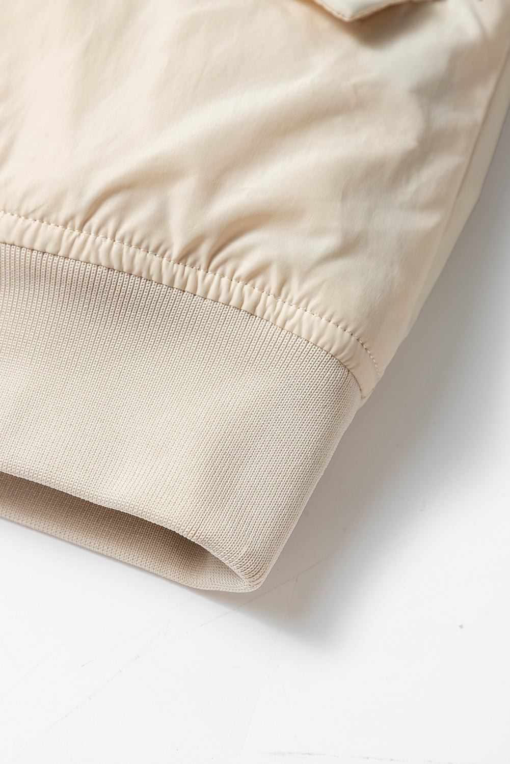 Cropped Bomber Jacket | Satin Finish | Lightweight Layer | Casual Street Style
