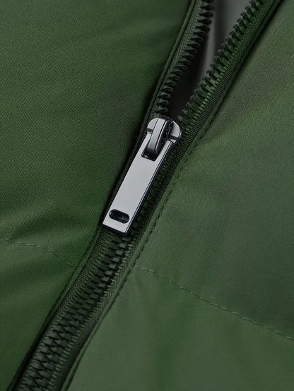 Men's Hooded Puffer Vest | Lightweight Insulation | Outdoor Layering Essential