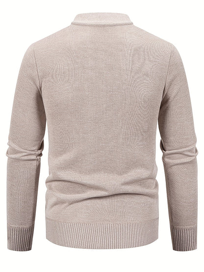 Men's Button-Up Knit Cardigan | Lightweight Layer | Classic V-Neck Sweater