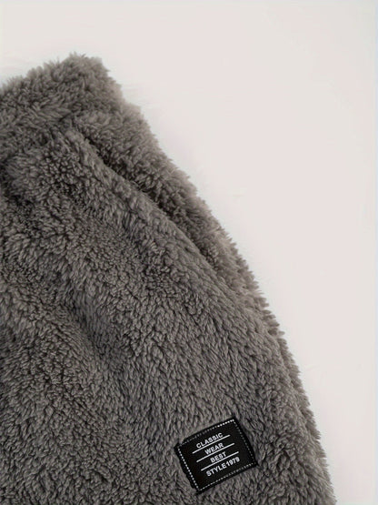 Men's Fleece Loungewear Set | Plush Hoodie & Joggers | Winter Indoor Comfortwear