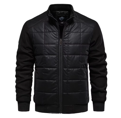 Men’s Quilted Bomber Jacket | Lightweight Insulated | Transitional Outerwear
