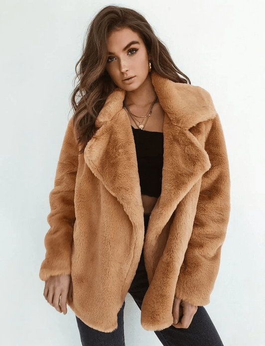Oversized Faux Fur Jacket | Plush and Cozy | Statement Outerwear