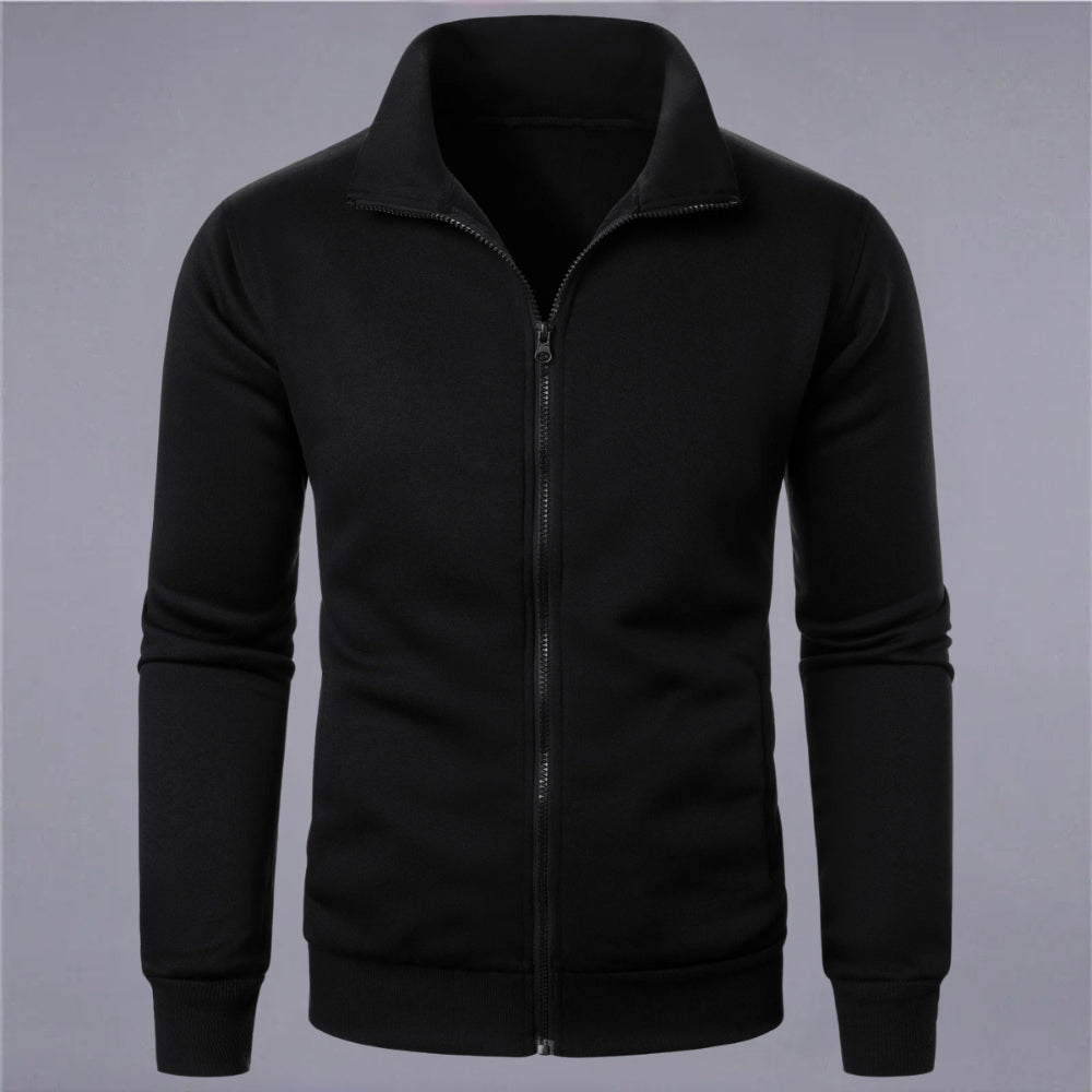 Men’s Zip-Up Track Jacket | Lightweight Performance Knit | Minimalist Athletic Layer