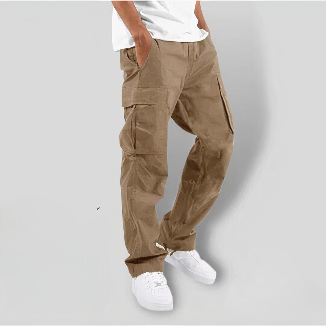 Men’s Utility Cargo Pants | Relaxed Fit | Multi-Pocket Streetwear Style