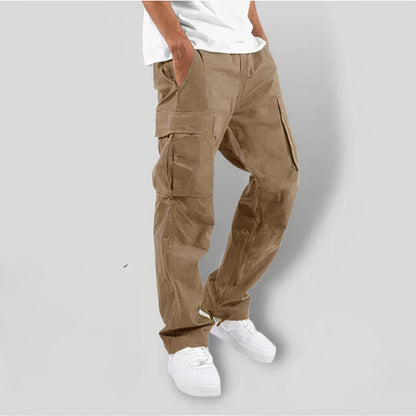 Men’s Utility Cargo Pants | Relaxed Fit | Multi-Pocket Streetwear Style