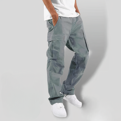 Men’s Utility Cargo Pants | Relaxed Fit | Multi-Pocket Streetwear Style