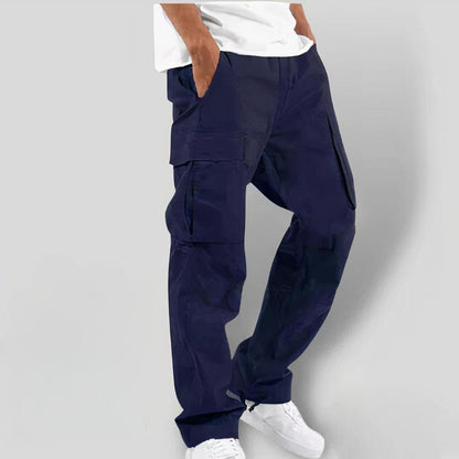 Men’s Utility Cargo Pants | Relaxed Fit | Multi-Pocket Streetwear Style
