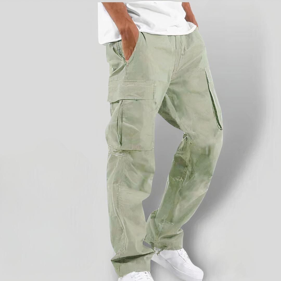 Men’s Utility Cargo Pants | Relaxed Fit | Multi-Pocket Streetwear Style
