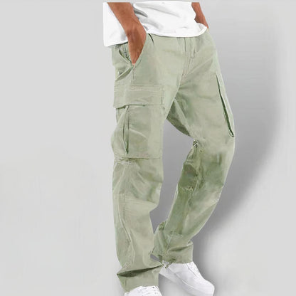 Men’s Utility Cargo Pants | Relaxed Fit | Multi-Pocket Streetwear Style