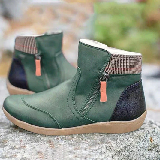 Fleece-Lined Ankle Boots | Warm & Comfortable | Casual Design