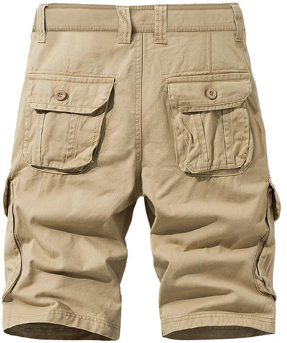Men’s Cargo Shorts | Relaxed Fit Utility Design | Durable Cotton Twill