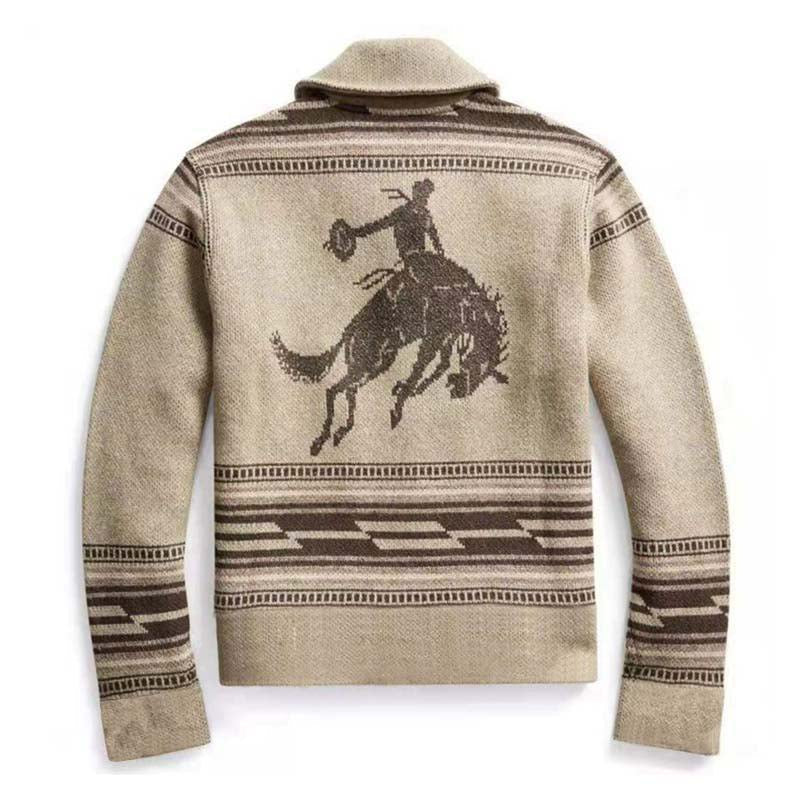Southwest Knit Jacket | Wool-Blend | Western-Inspired Button Front