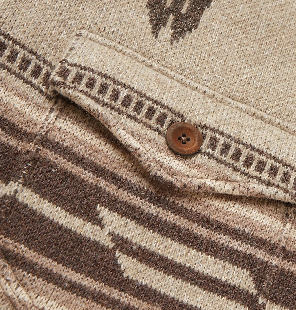 Southwest Knit Jacket | Wool-Blend | Western-Inspired Button Front