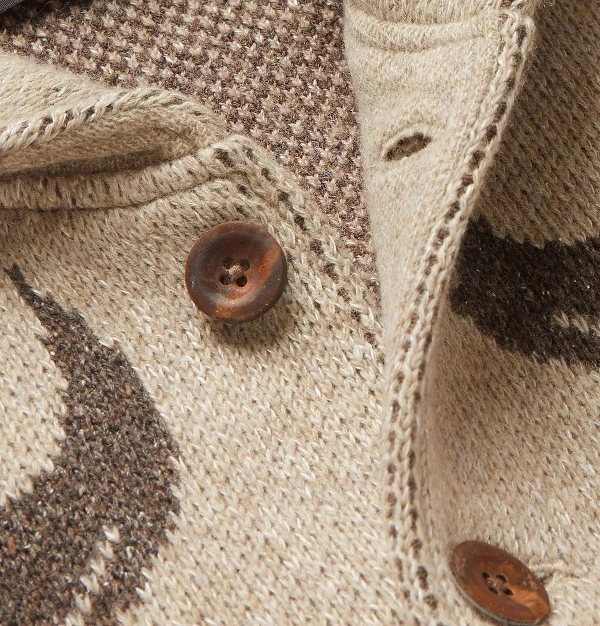 Southwest Knit Jacket | Wool-Blend | Western-Inspired Button Front
