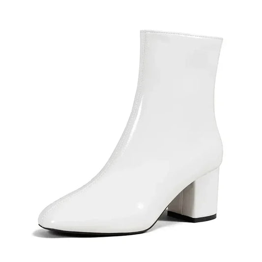 Block-Heeled Ankle Boots | Sleek & Polished | Modern Design