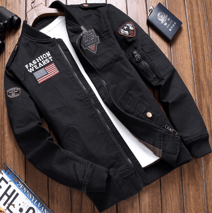 Men’s Bomber Jacket | Military-Inspired Style | Casual Outerwear