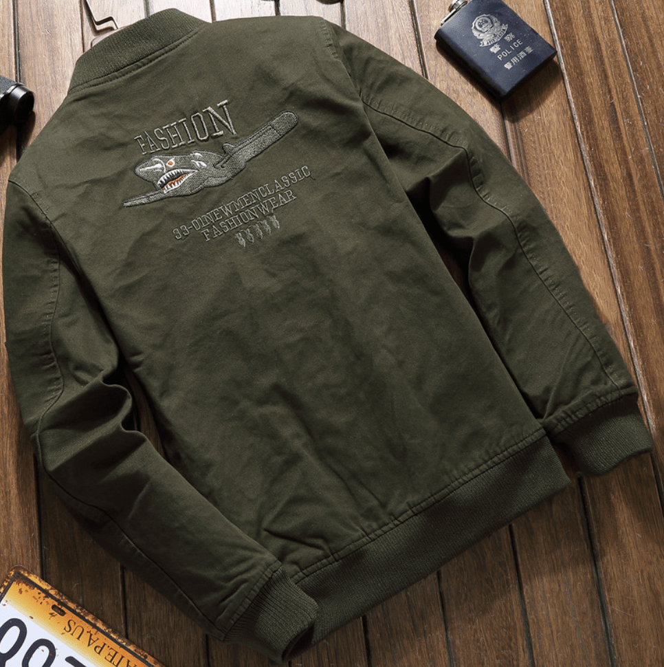 Men’s Bomber Jacket | Military-Inspired Style | Casual Outerwear