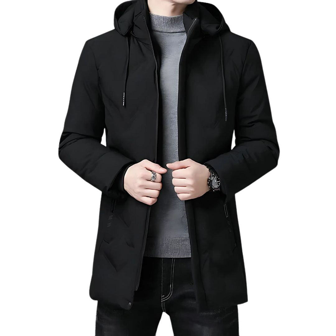 Softshell Hooded Jacket | Water-Resistant Midweight Layer | Urban Streetwear Fit
