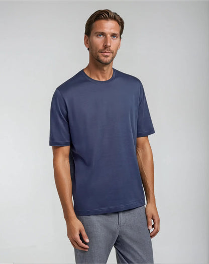 Men's Stretch Crewneck T-Shirt | Minimalist Fit | Soft Cotton Blend