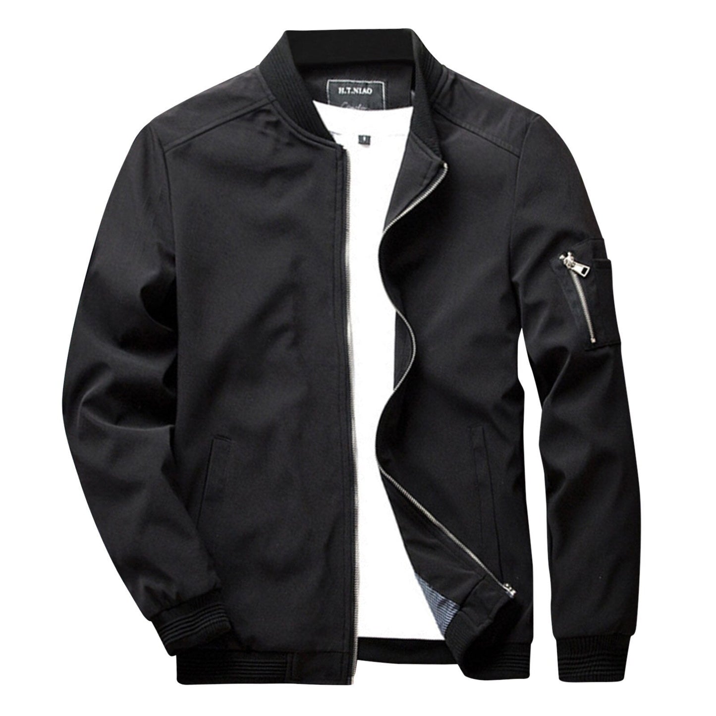 Classic Bomber Jacket | Ribbed Trim | Lightweight Streetwear Layer