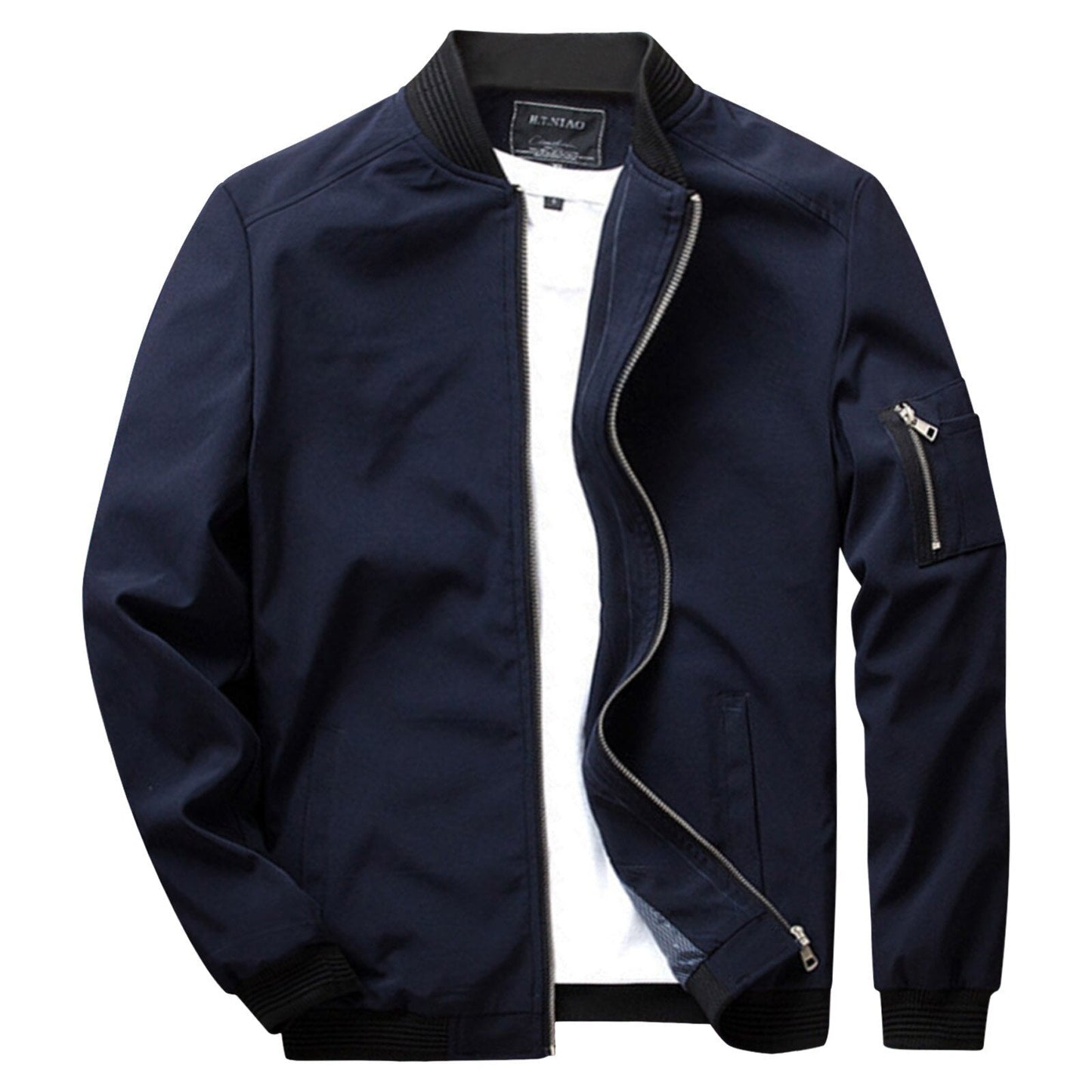 Classic Bomber Jacket | Ribbed Trim | Lightweight Streetwear Layer