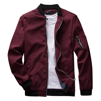 Classic Bomber Jacket | Ribbed Trim | Lightweight Streetwear Layer