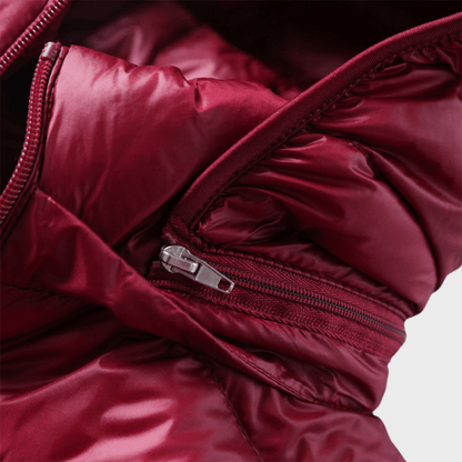 Women's Lightweight Puffer Coat | Hooded Design | Water-Resistant | Winter Outerwear