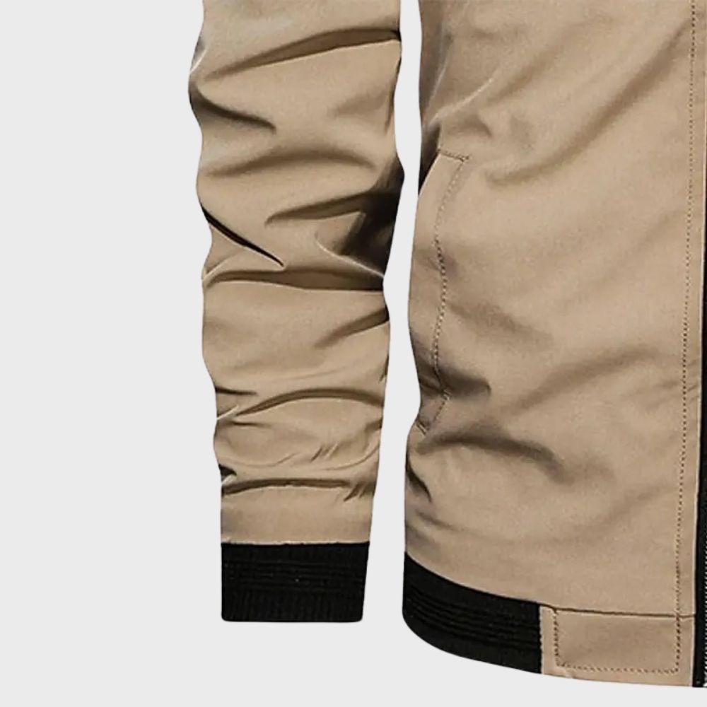 Men’s Bomber Jacket | Slim Fit Zip-Up | Lightweight Urban Layer