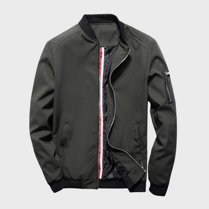 Men’s Bomber Jacket | Slim Fit Zip-Up | Lightweight Urban Layer